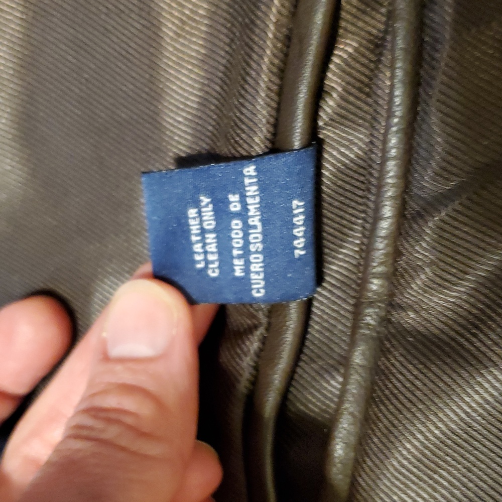 Stafford Dark Brown Genuine Leather Blazer Jacket NWOT Mens Size L - Picture 11 of 16